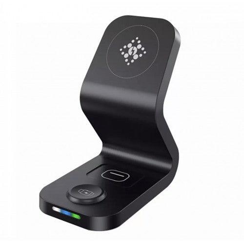3 in 1 Magnetic 15W Qi Wireless Charging Station for iPhone 12/Mini/Pro/Max, Apple Watch, Airpods 2/ Pro - B-16 - Toytexx 3 in 1 Magnetic 15W Qi Wireless Charging Station for iPhone 12/Mini/Pro/Max, Apple Watch, Airpods 2/ Pro - B-16 - Toytexx